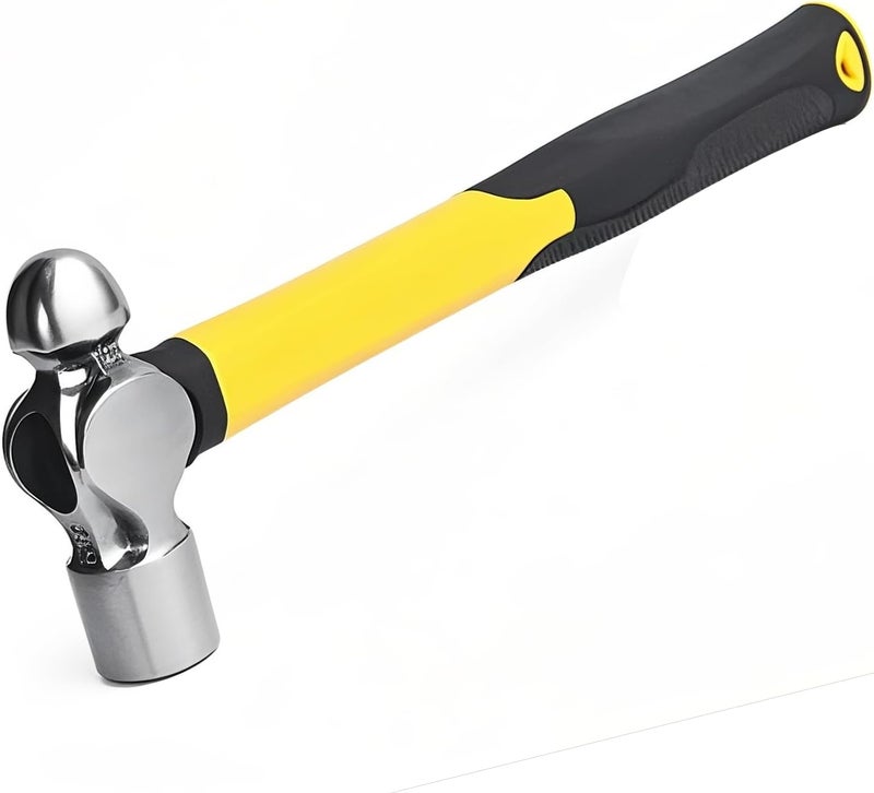 BJDSI 8 oz Ball Peen Hammer,Anti-Shaking,Anti-Rust,Shock-Proof Plastic Handle. - Image 1